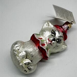 Christopher Radko Kitty Cat Clown Christmas Ornament (With Tag, No Box)